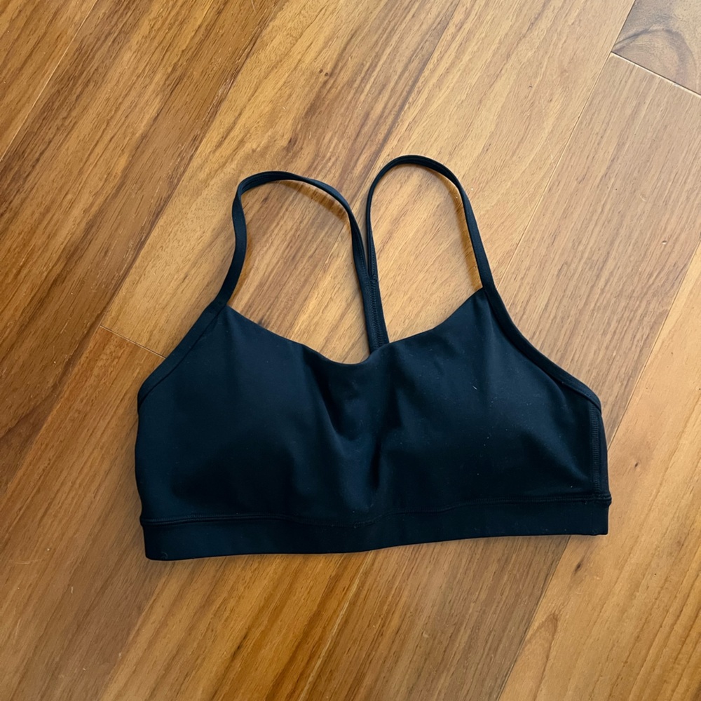 Medium black maternity sports bra